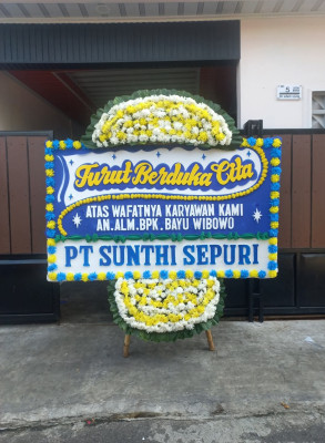 Papan Bunga Duka di Wangkanapi